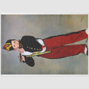 Young Flutist, The Fifer, Edouard Manet, 1866 Seidenpapier