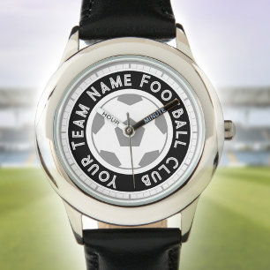 Young Football Fan oder Football Supporter Armbanduhr