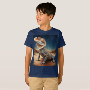 Young Frill-halted Lizard Wildlife Scene T-Shirt