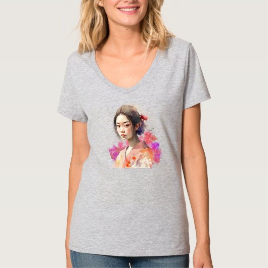 Young Geisha T-Shirt (Vorderseite)