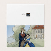 Young George Washington und Martha Washington (Außenseite Aufgefaltet)