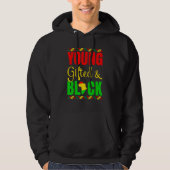 Young Gifted And Black History African Pride Melan Hoodie (Vorderseite)