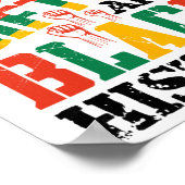 Young Gifted And Black History  Poster (Ecke)