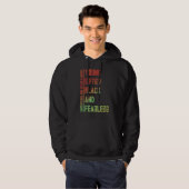 Young, Gifted, Black, Fearless A Tribute to Americ Hoodie (Vorne ganz)