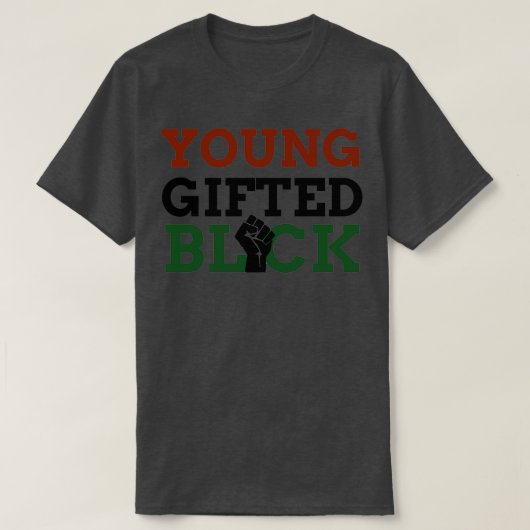 Young Gifts und Black T-Shirt (Design vorne)