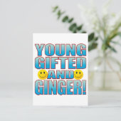 Young Ginger Life B Postkarte (Stehend Vorderseite)