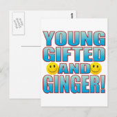 Young Ginger Life B Postkarte (Vorne/Hinten)