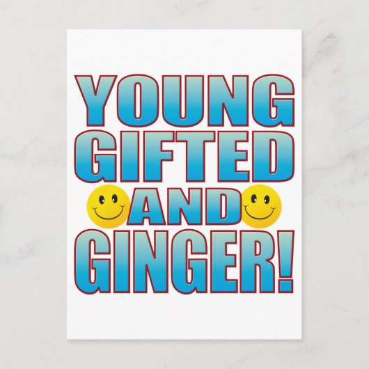Young Ginger Life B Postkarte (Vorderseite)