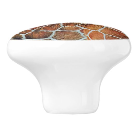 Young Giraffe Keramikknauf (Seitenansicht)