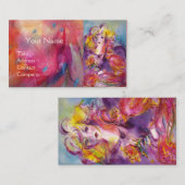 Young Girl, Beauty Hair Salon, Makeup Artist Visitenkarte (Vorne/Hinten)