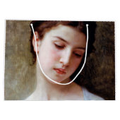 Young Girl, Bouguereau Große Geschenktüte (Rückseite)