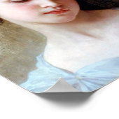 Young Girl, Bouguereau Poster (Ecke)