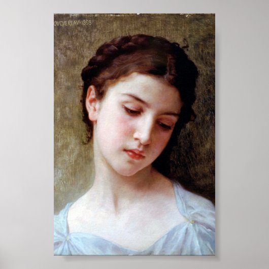 Young Girl, Bouguereau Poster (Vorne)