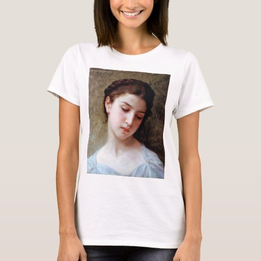 Young Girl, Bouguereau T-Shirt (Vorderseite)