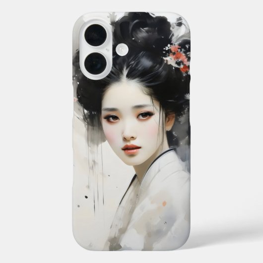 Young Girl Geisha Case-Mate iPhone Hülle (Rückseite)