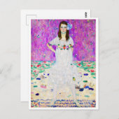 Young Girl, Gustav Klimt Postkarte (Vorne/Hinten)