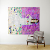 Young Girl, Gustav Klimt Wandteppich (Beispiel (Horizontal))