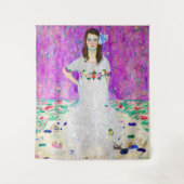 Young Girl, Gustav Klimt Wandteppich (Vorderseite)