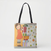 Young Girl Happy Birthday Tasche (Vorderseite)