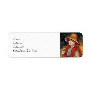 Young Girl in a Strohhut von Renoir