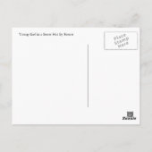 Young Girl in einem Strohhut von Renoir Postkarte (Rückseite)