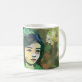 Young Girl in Green Kaffeetasse (VorderseiteRechts)