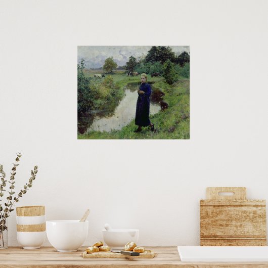 Young Girl in the Fields, Poster (Küche)