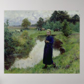 Young Girl in the Fields, Poster (Vorne)