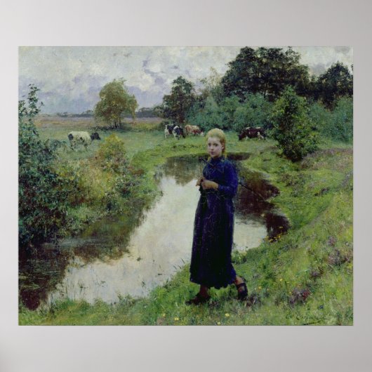 Young Girl in the Fields, Poster (Vorne)