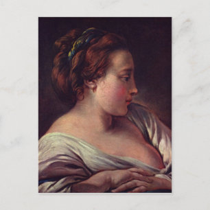 Young Girl Jeune filme von Francois Boucher Postkarte