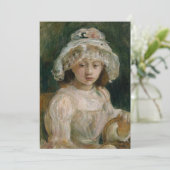 Young Girl mit Hut | Berthe Morisot (Stehend Vorderseite)