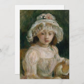 Young Girl mit Hut | Berthe Morisot (Vorne/Hinten)