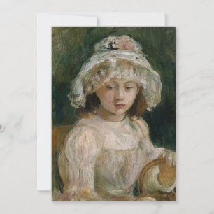 Young Girl mit Hut   Berthe Morisot