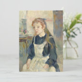 Young Girl mit Schürze | Berthe Morisot (Stehend Vorderseite)