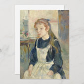 Young Girl mit Schürze | Berthe Morisot (Vorne/Hinten)