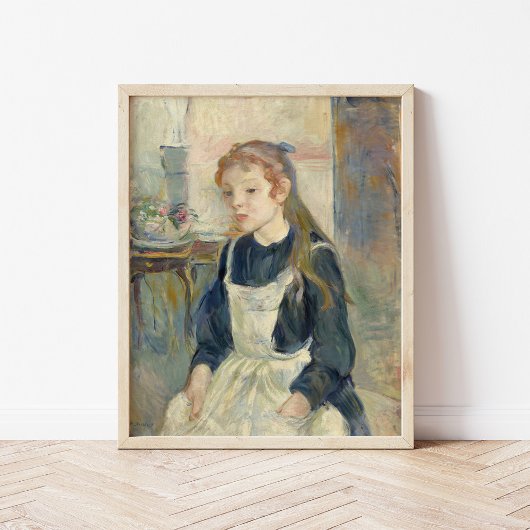 Young Girl mit Schürze | Berthe Morisot Poster