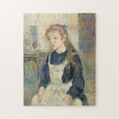 Young Girl mit Schürze | Berthe Morisot Puzzle (Vertikal)