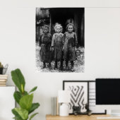 Young Girl Oyster Shuckers, Anfang der 1900er Poster (Heimbüro)