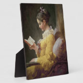 Young Girl Reading, c.1776 Fotoplatte (Seite)