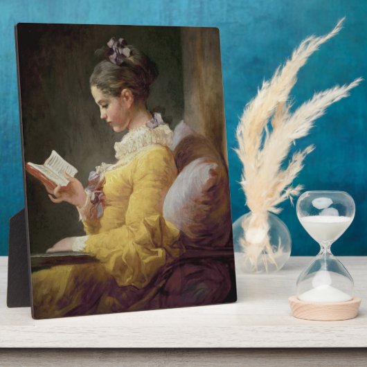 Young Girl Reading, c.1776 Fotoplatte (Seite)
