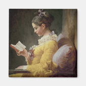 Young Girl Reading, c.1776 Magnet (Vorne)