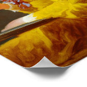 Young Girl Reading - Gemälde aus dem 18. Jahrhunde Poster (Ecke)