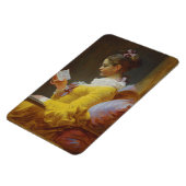 Young Girl Reading - Jean-Honoré Fragonard Magnet (Linke Seite)