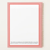 Young Girl Reading mit ihrem Hund Name & Text hinz Planer (Rückseite)