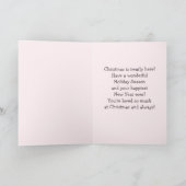 Young Girl Skier | Weihnachten im Individuelle Nam (Innenseite)