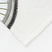 Young Girl, wir haben Bike Fleece Blanket Romantic (Ecke)