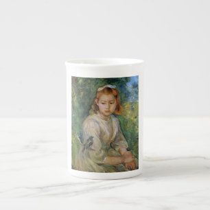 Young Girl With a Bird (von Berthe Morisot) Porzellantasse