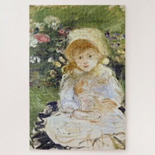 Young Girl with a Doll (von Berthe Morisot) Puzzle