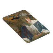 Young Girl with a Flute, c.1665-70 Magnet (Rechte Seite)