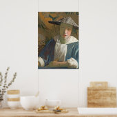 Young Girl with a Flute, c.1665-70 Poster (Küche)